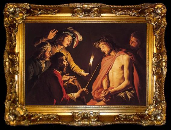 framed  Matthias Stomer Christ Crowned with Thorns, ta009-2